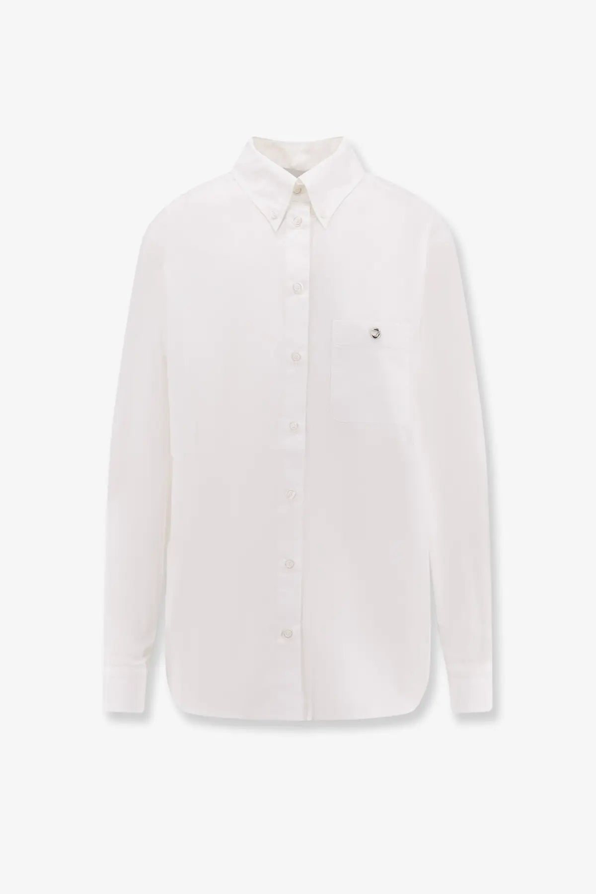 Coperni Women's Boyfriend Popeline Cotton Shirt White