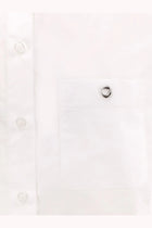 Coperni Women's Boyfriend Popeline Cotton Shirt White, view 3