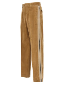 Palm Angels Corduory Suit Tape Pants Beige