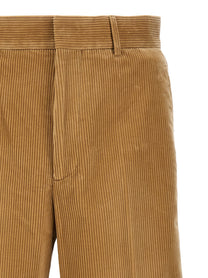 Palm Angels Corduory Suit Tape Pants Beige