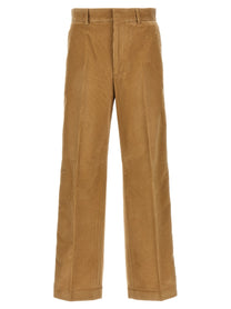 Palm Angels Corduory Suit Tape Pants Beige