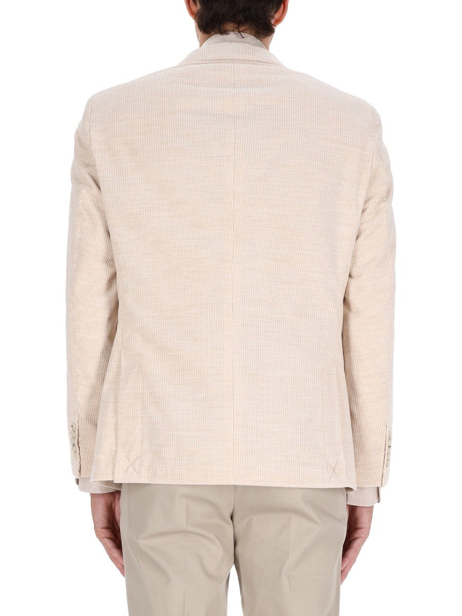 Boss Camel Men's Corduroy Blazer Beige