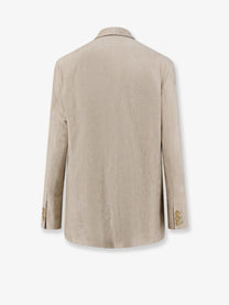 Alysi Women's Corduroy Blazer Gold
