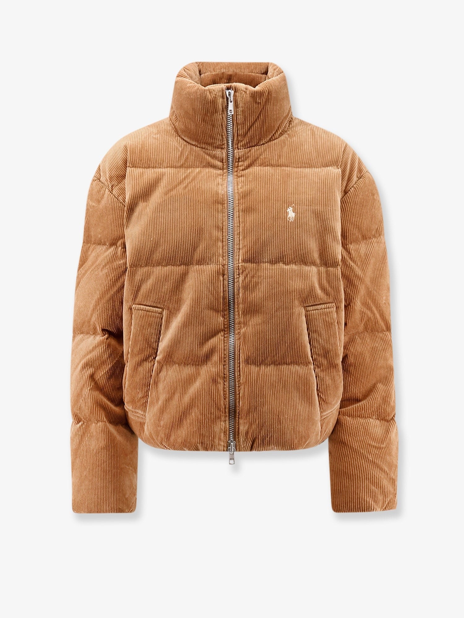Polo Ralph Lauren Women's Corduroy Down Jacket Beige