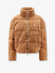 Polo Ralph Lauren Women's Corduroy Down Jacket Beige