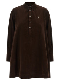 Polo Ralph Lauren Corduroy Dress Brown