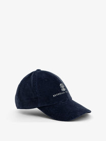 Brunello Cucinelli Men's Corduroy Hat CADETTO