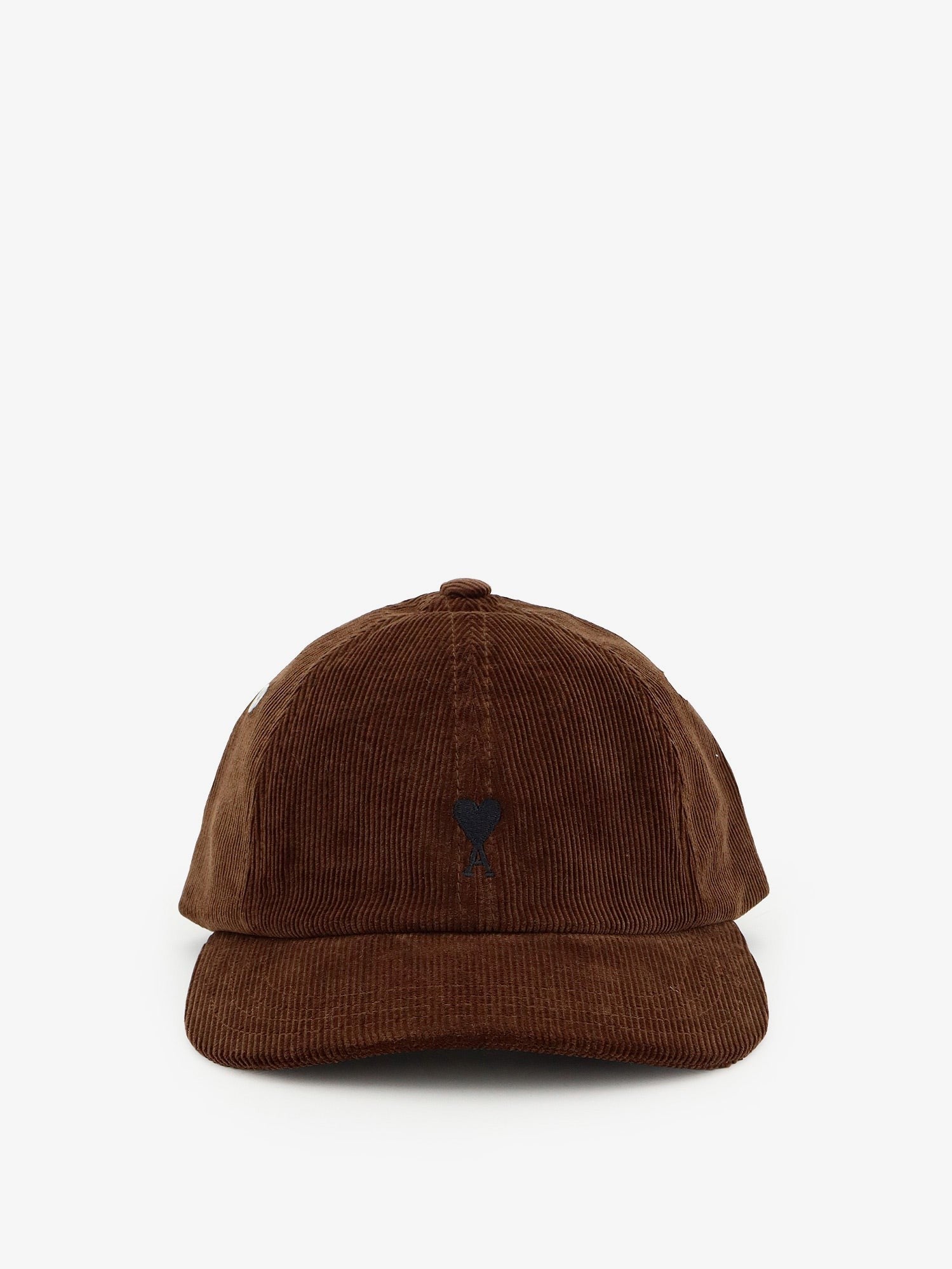 Ami Paris Men's Corduroy Hat Brown
