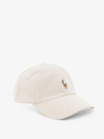 Polo Ralph Lauren Men's Corduroy Hat White, view 2