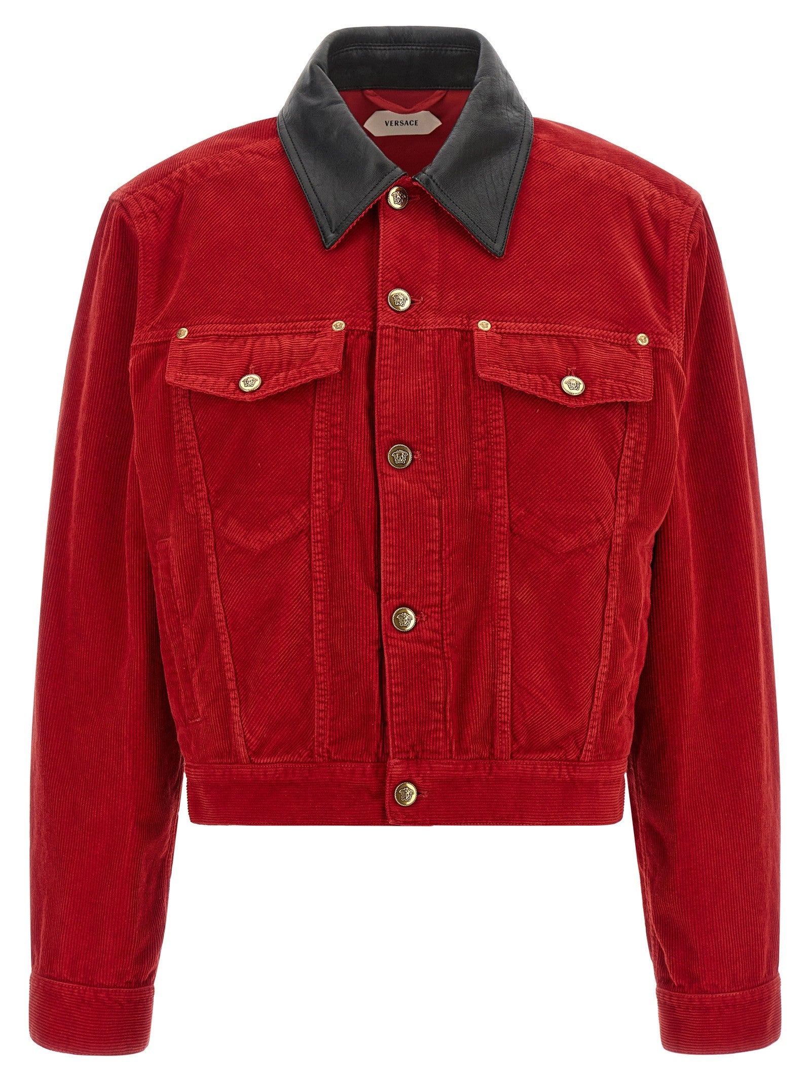 Versace Corduroy Jacket Red