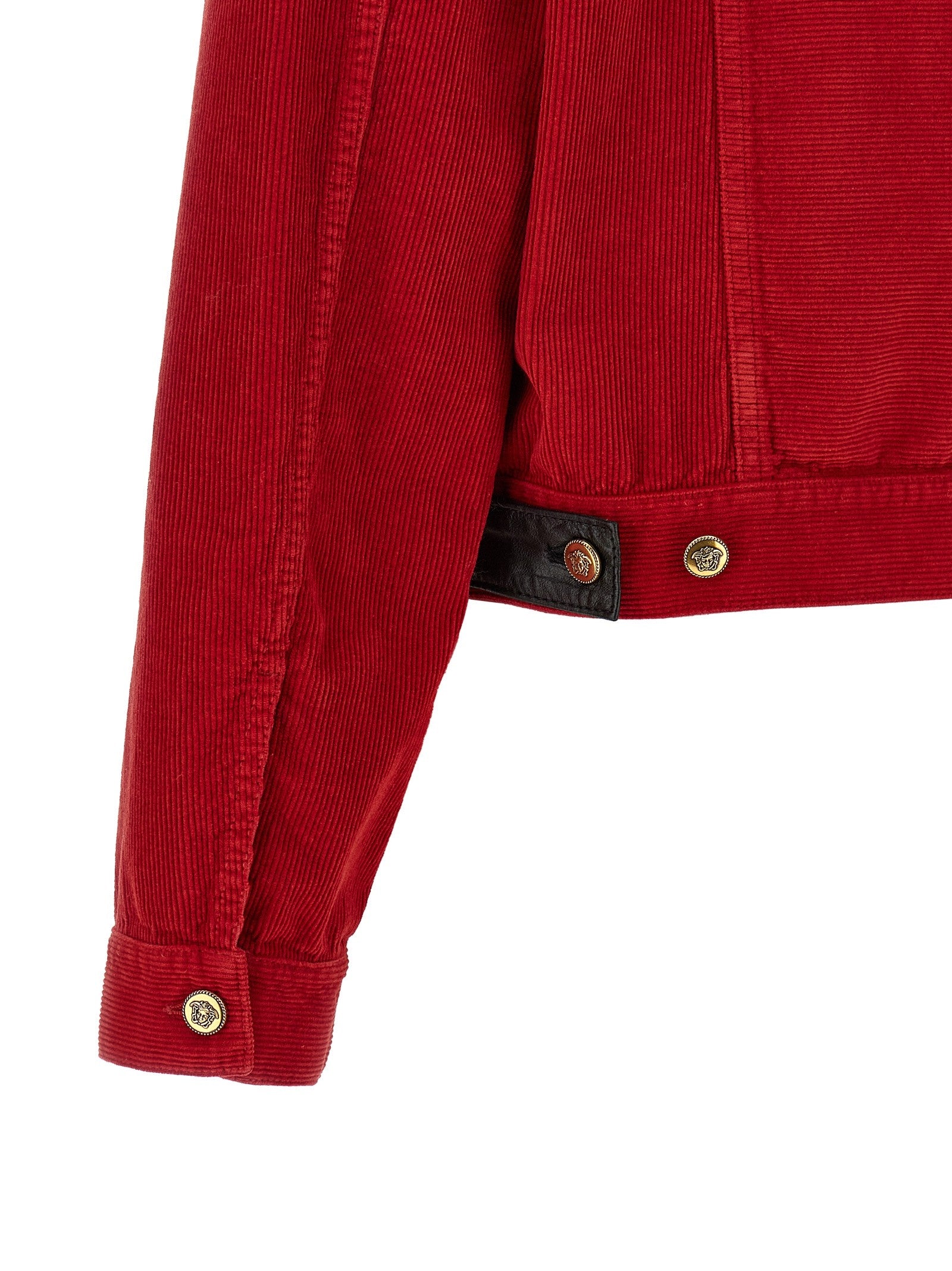Versace Corduroy Jacket Red