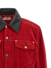 Versace Corduroy Jacket Red
