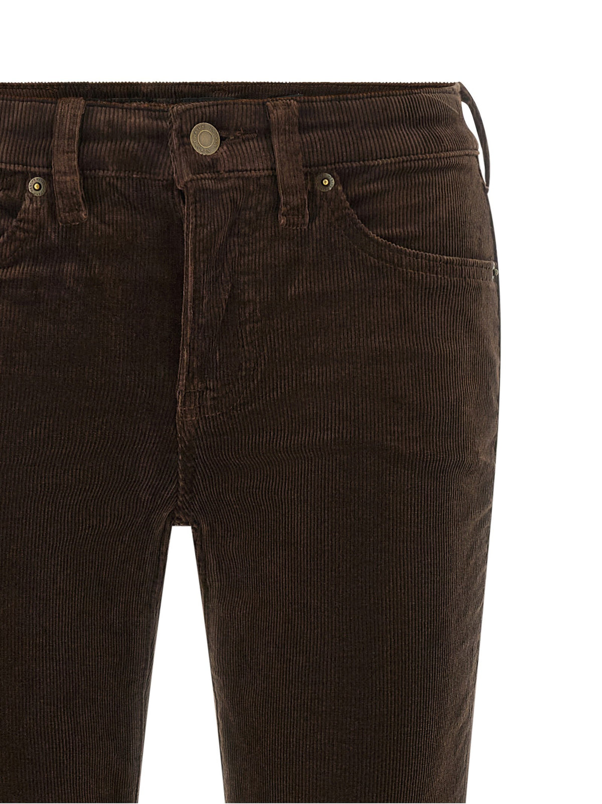 Lauren Ralph Lauren Corduroy Pants Brown, view 3
