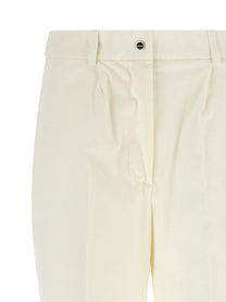 Kiton Corduroy Pants White