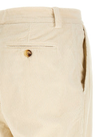 Brunello Cucinelli Corduroy Pants Beige, view 4
