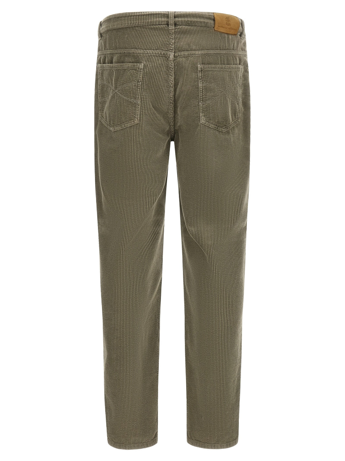 Brunello Cucinelli Corduroy Pants Green, view 2