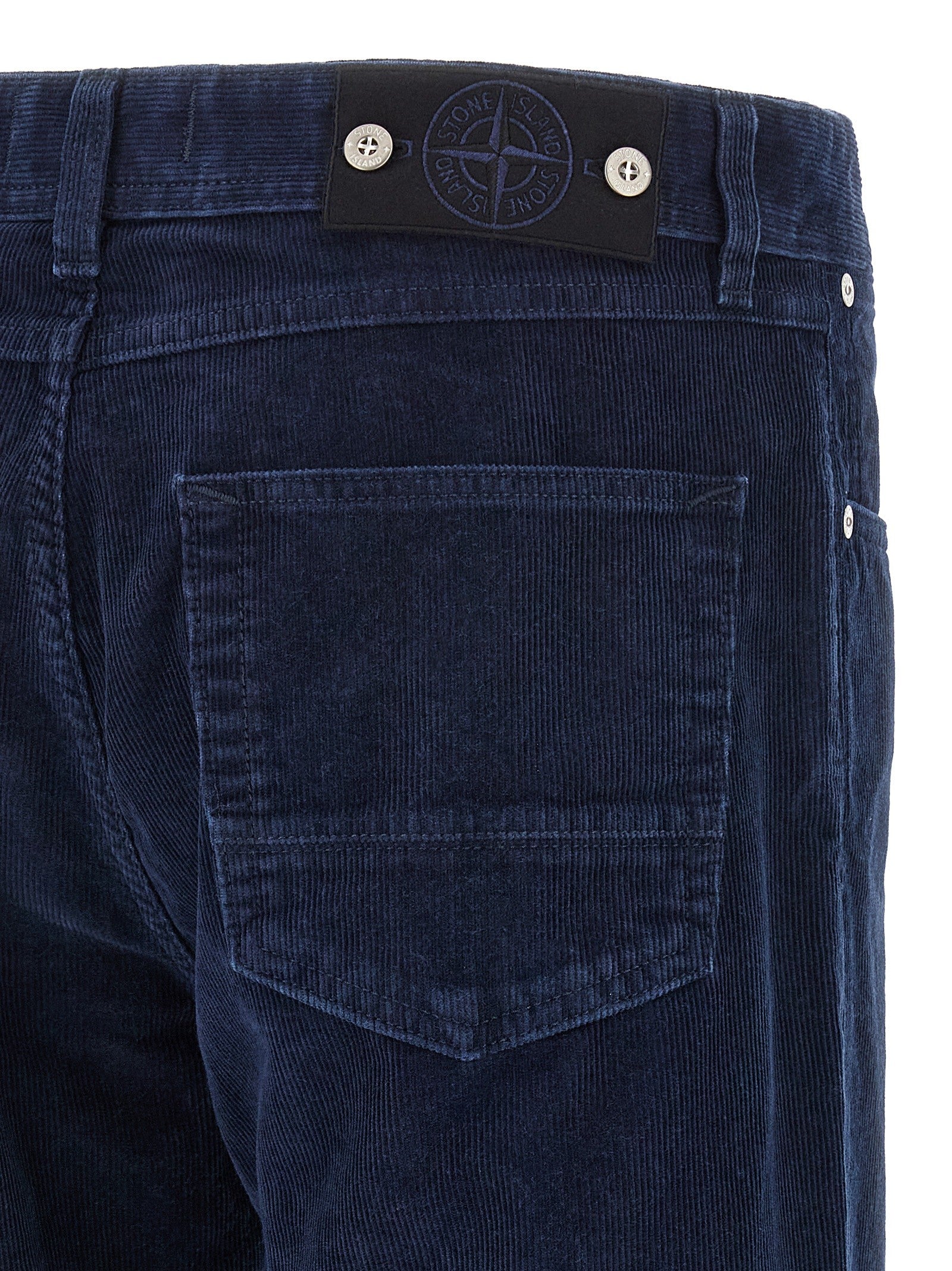 Stone Island Corduroy Pants Blue