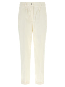 Kiton Corduroy Pants White