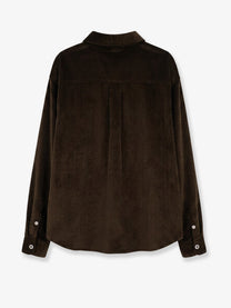 Loewe Men's Corduroy Shirt Brown