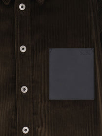 Loewe Men's Corduroy Shirt Brown
