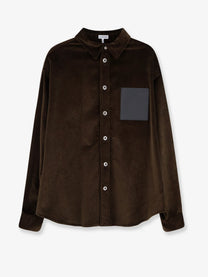 Loewe Men's Corduroy Shirt Brown