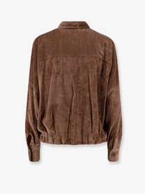 Brunello Cucinelli Women's Corduroy Shirt SIGARO