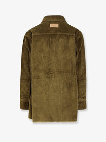 Ami Paris Men's Corduroy Shirt Bronze