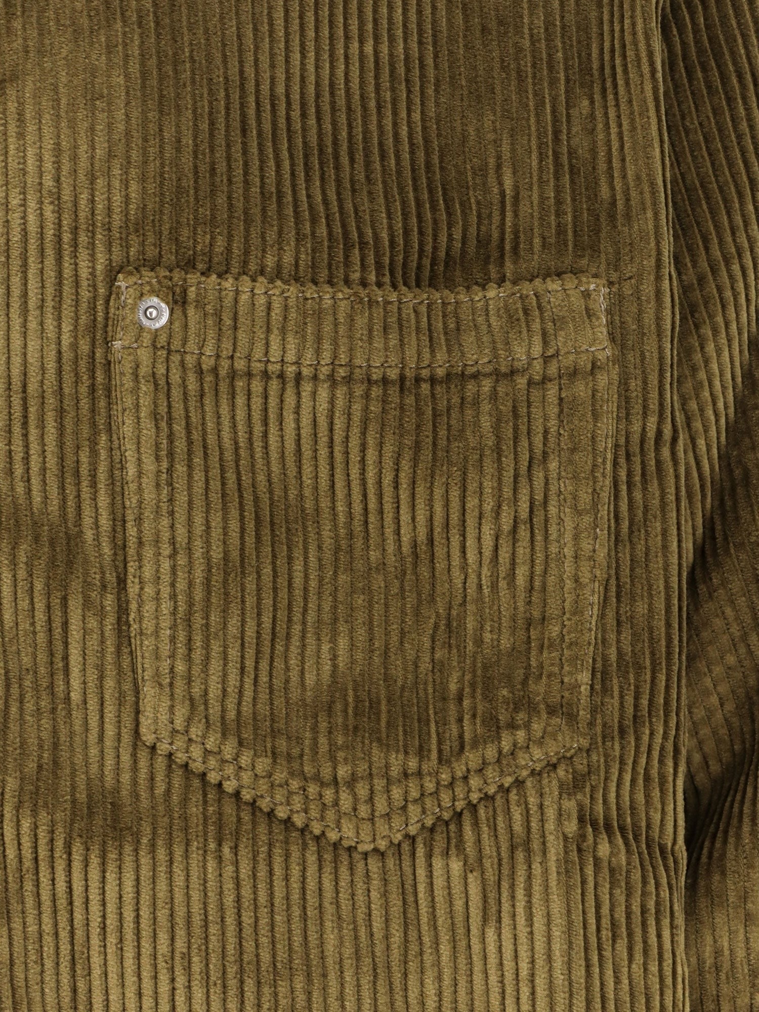 Ami Paris Men's Corduroy Shirt Bronze