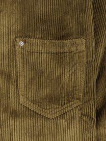 Ami Paris Men's Corduroy Shirt Bronze