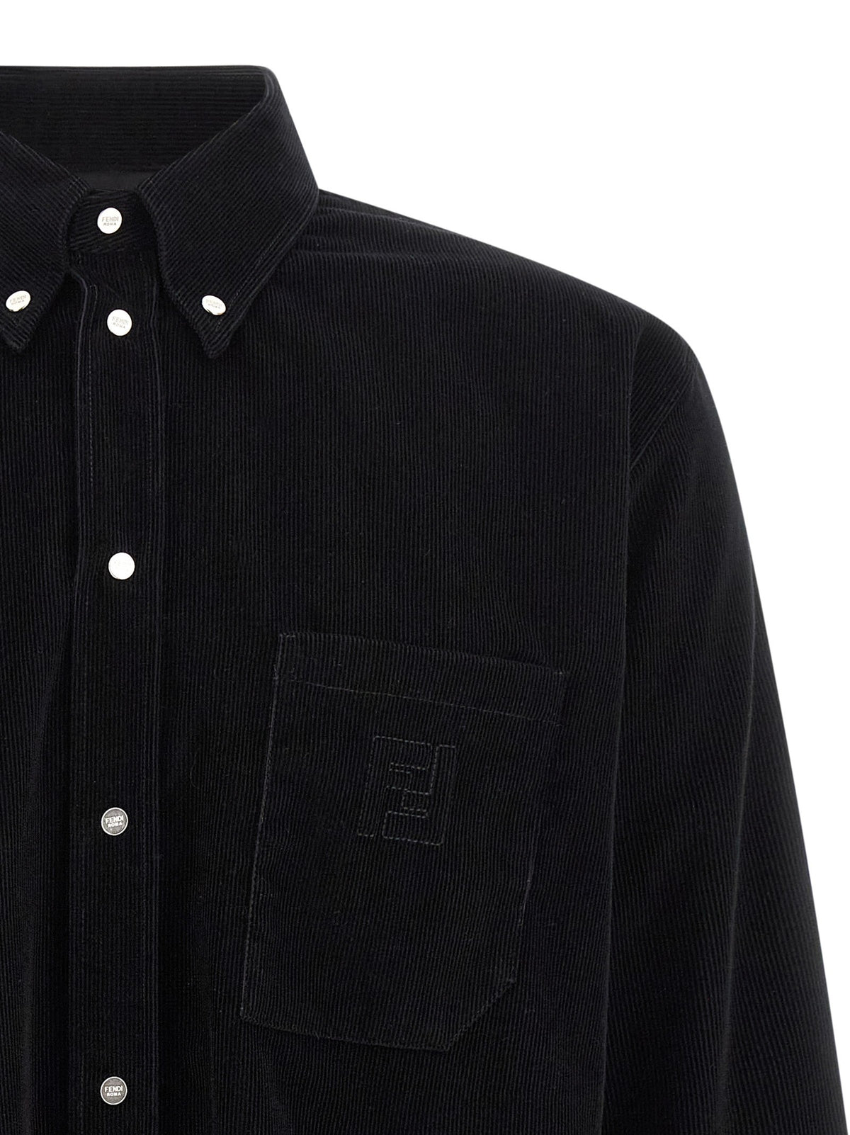 Fendi Corduroy Shirt Black, view 3