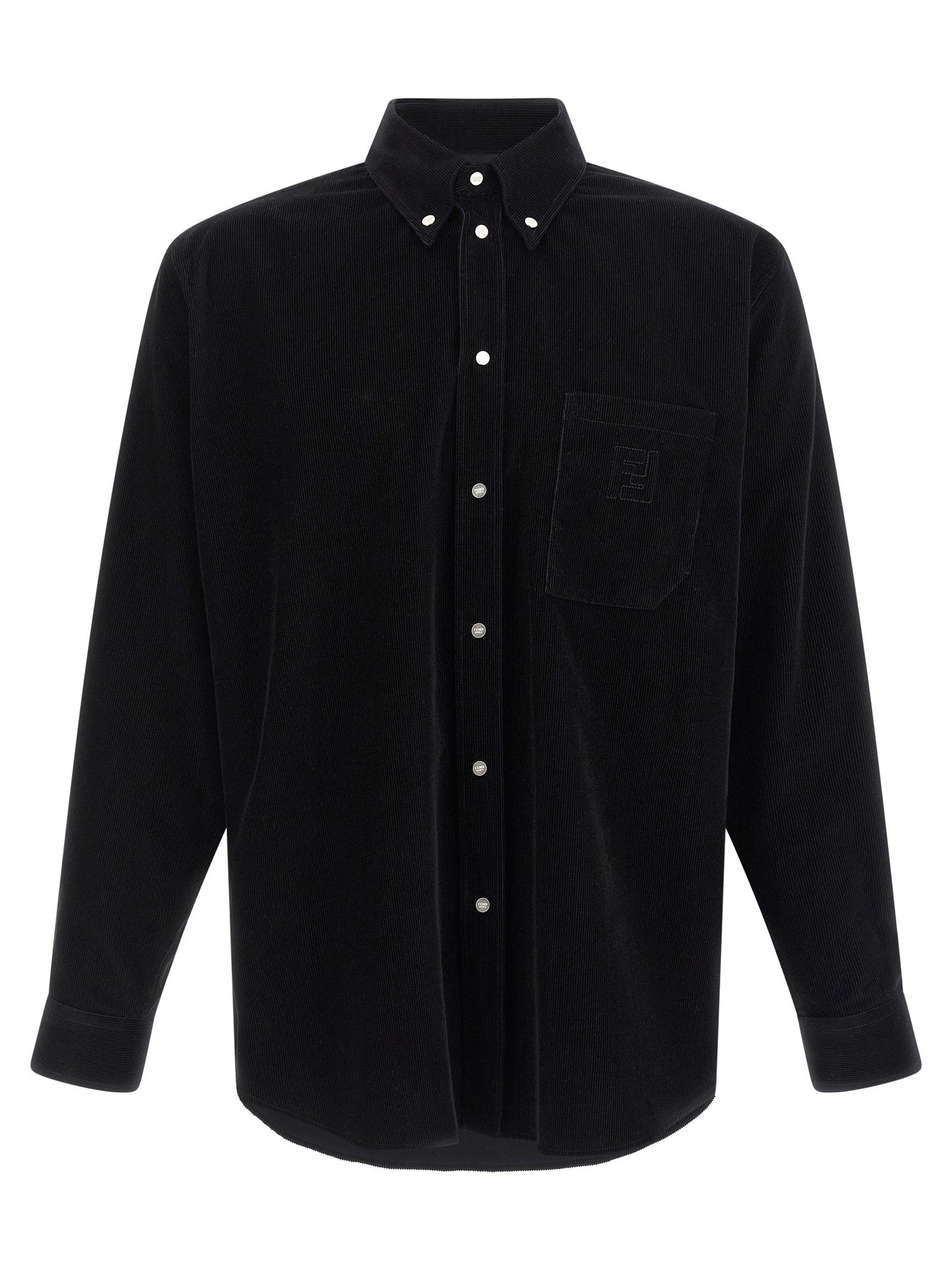 Fendi Corduroy Shirt Black