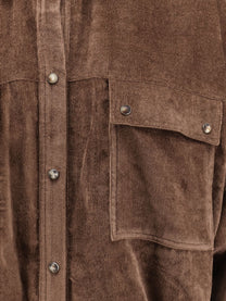 Brunello Cucinelli Women's Corduroy Shirt SIGARO