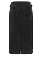 Pinko Corduroy Skirt Black, view 2