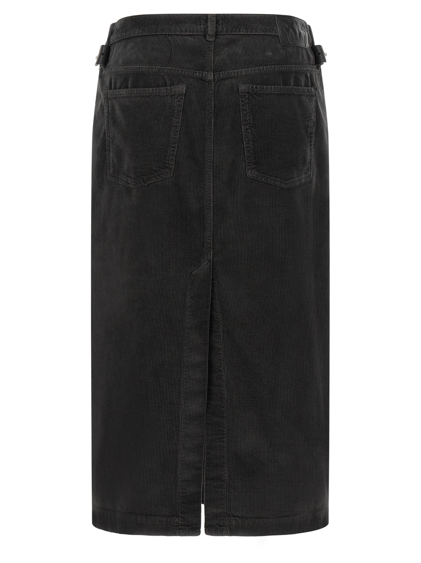 Pinko Corduroy Skirt Black