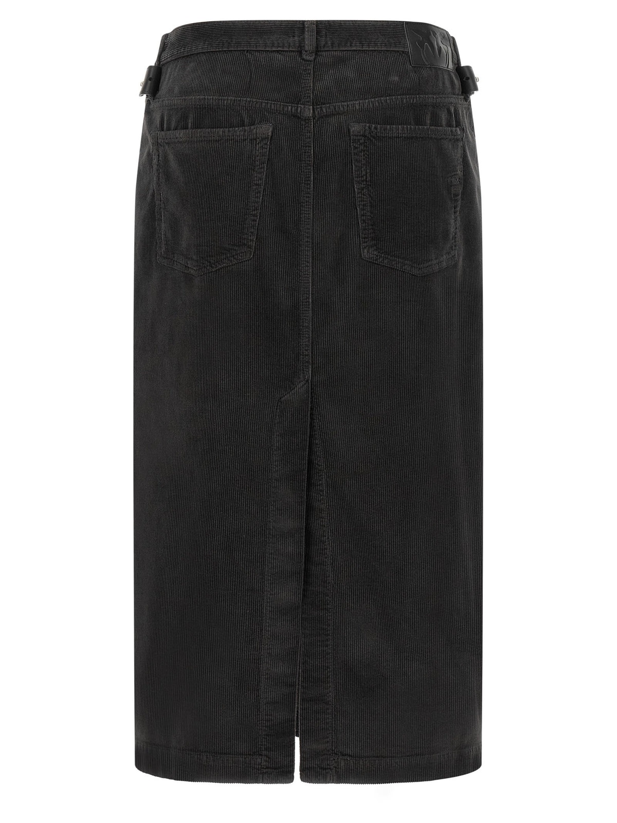 Pinko Corduroy Skirt Black, view 2