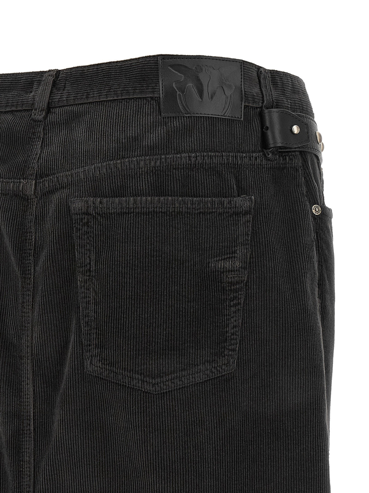 Pinko Corduroy Skirt Black