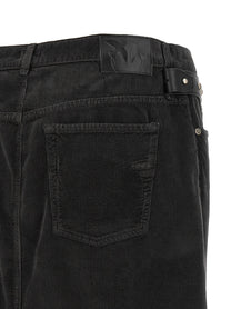 Pinko Corduroy Skirt Black