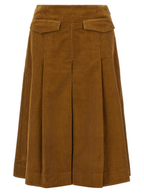 Tory Burch Corduroy Skirt Brown