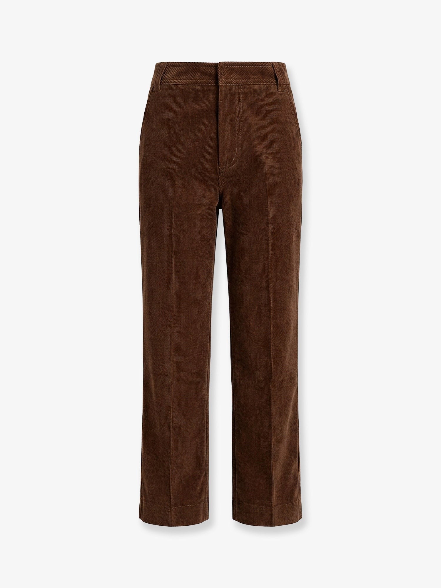 Ami Paris Men's Corduroy Trousers Brown