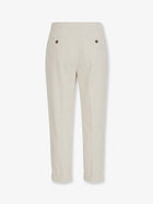 Brunello Cucinelli Men's Corduroy Trousers White, view 2