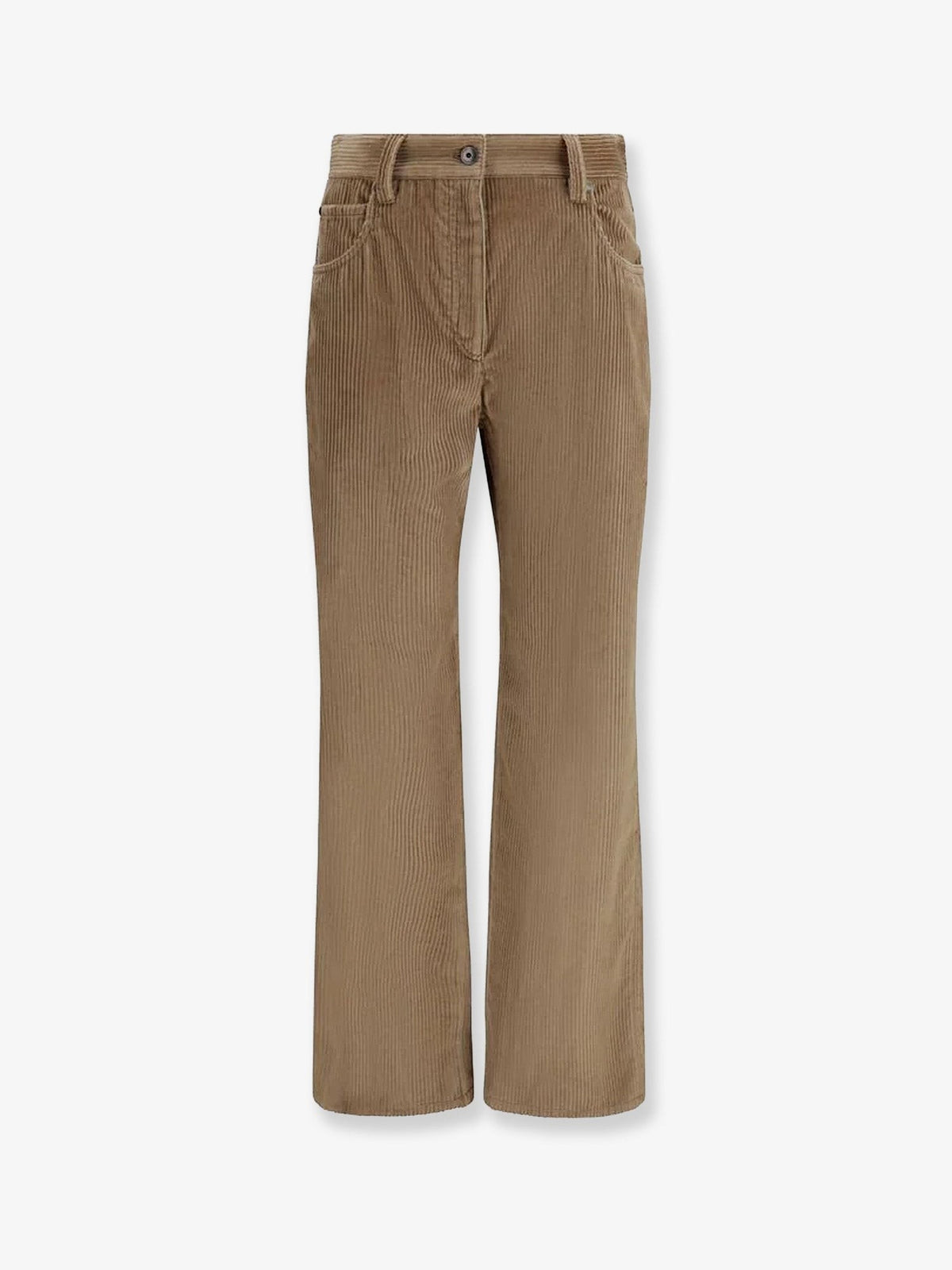 Brunello Cucinelli Women's Corduroy Trousers Brown