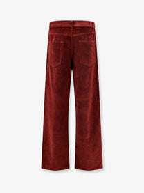 Rohe Women's Corduroy Trousers Red, view 2