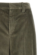 Brunello Cucinelli Corduroy Trousers Green, view 3