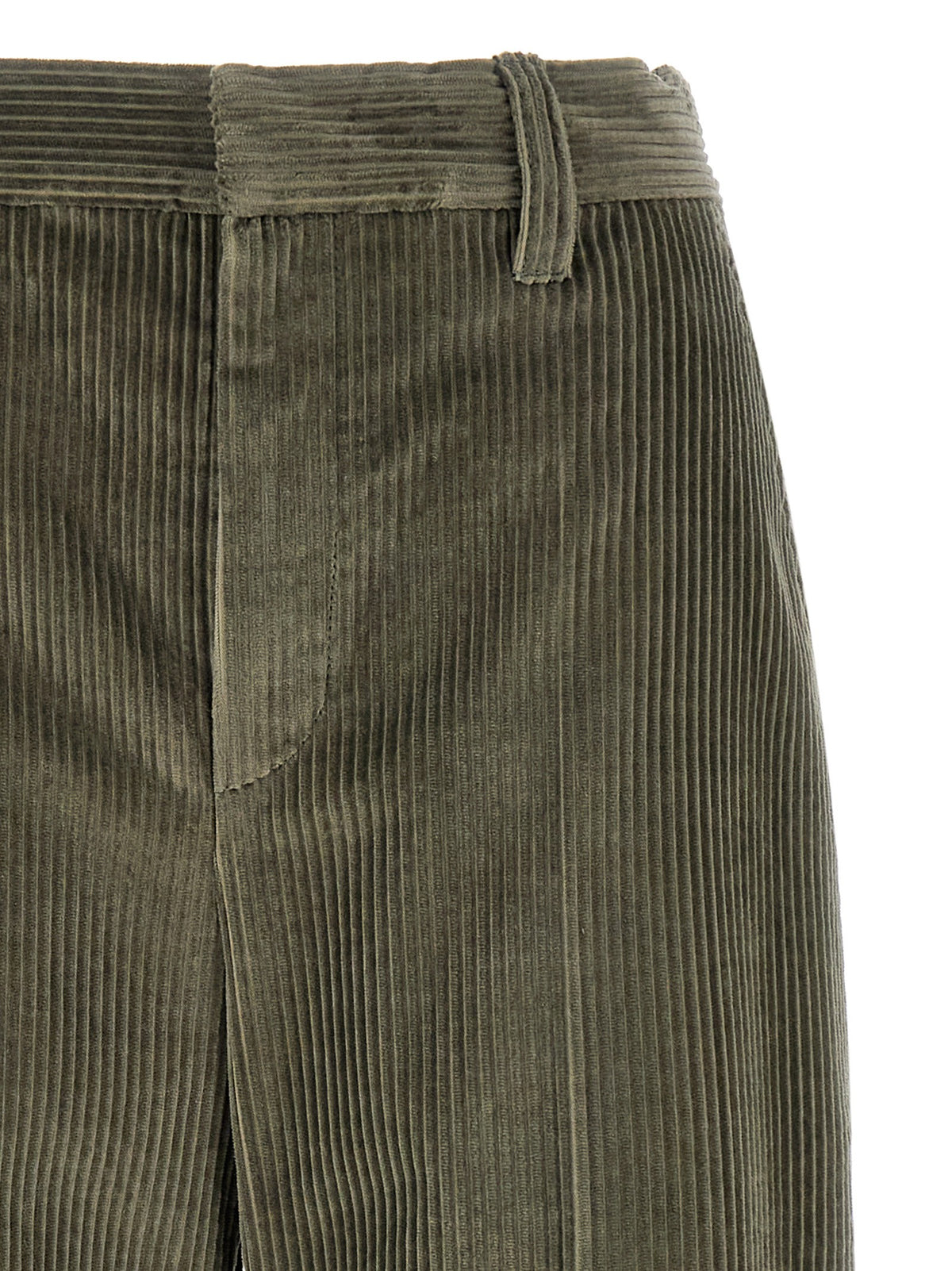 Brunello Cucinelli Corduroy Trousers Green, view 3