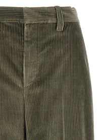 Brunello Cucinelli Corduroy Trousers Green, view 3