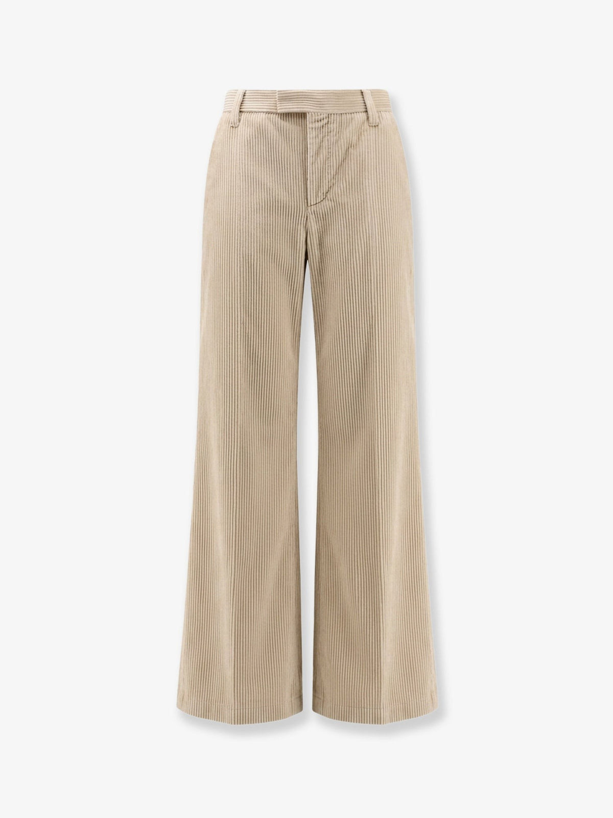 Brunello Cucinelli Women's Corduroy Trousers Beige