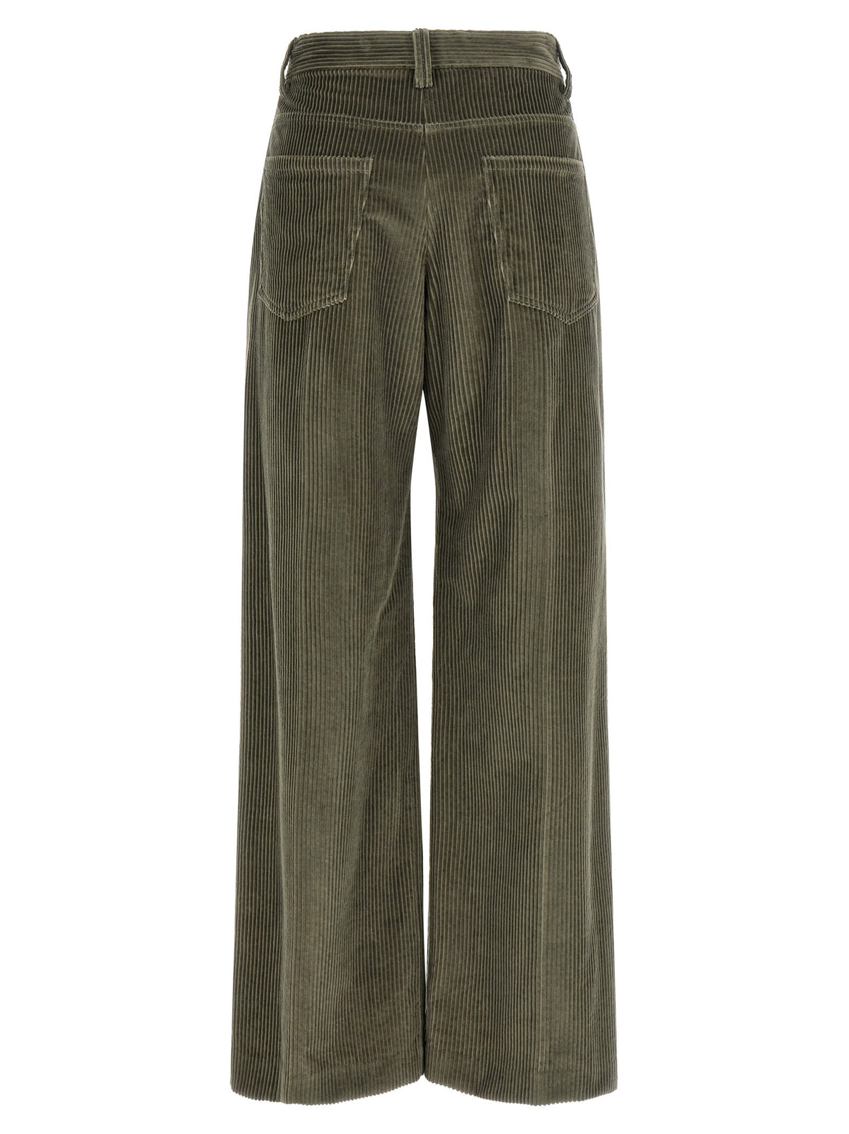 Brunello Cucinelli Corduroy Trousers Green, view 2