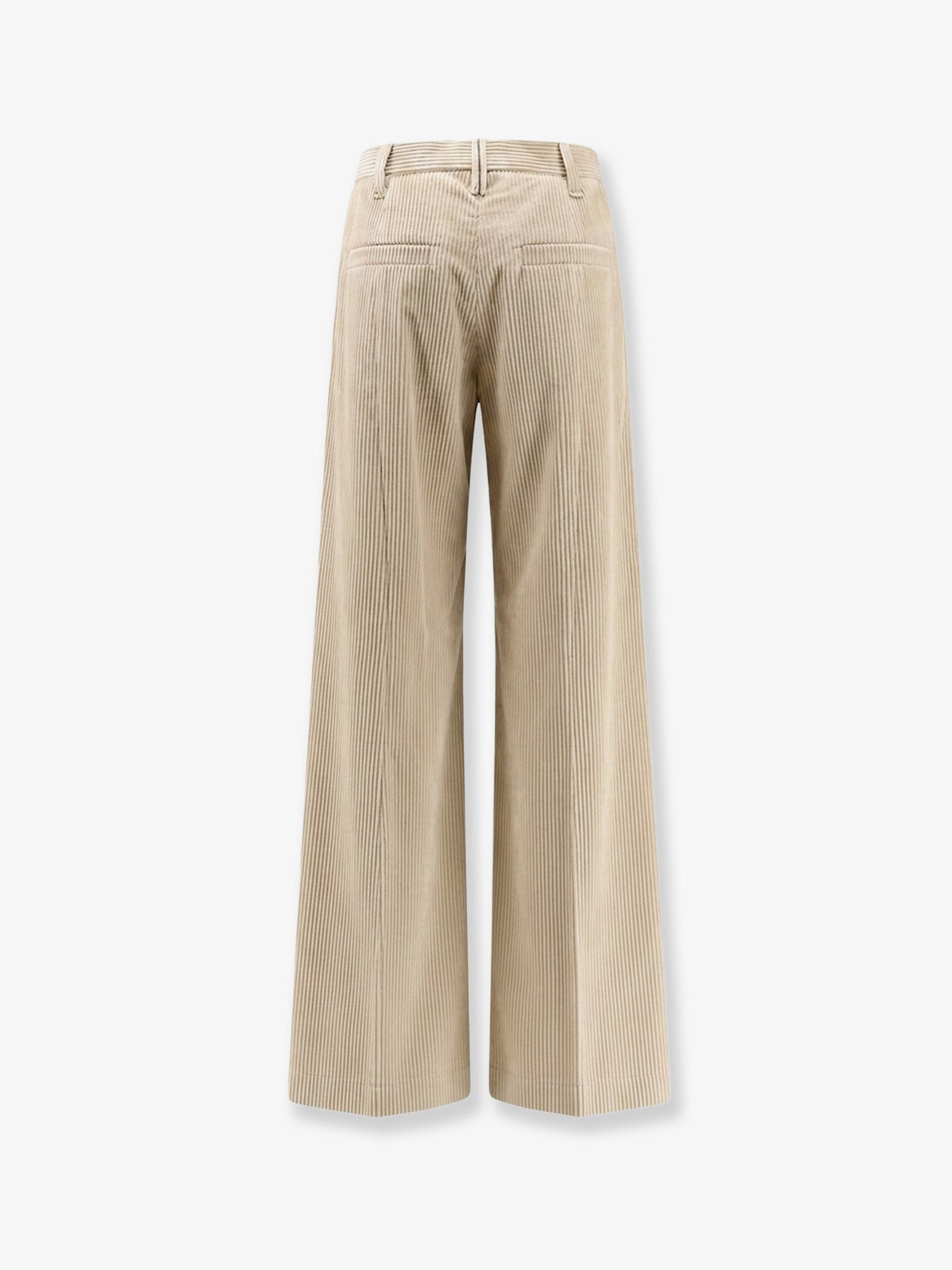 Brunello Cucinelli Women's Corduroy Trousers Beige
