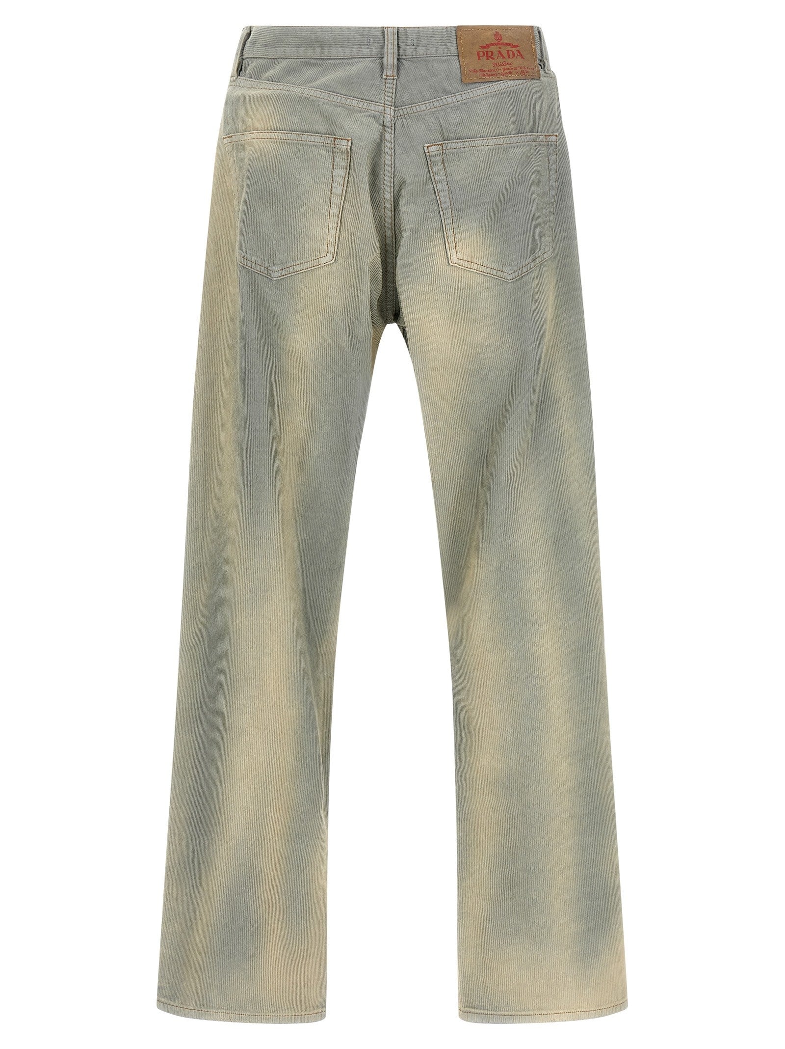 PRADA Corduroy Trousers Blue