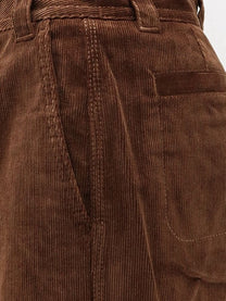 Ami Paris Men's Corduroy Trousers Brown